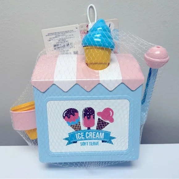 NWT Target Bullseye Playground Bath Bubble Maker with Ice Cream Print - Picture 4 of 5